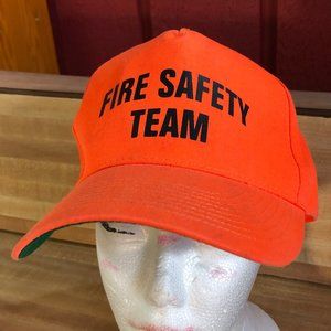 Fire Safety Team hat Snapback orange